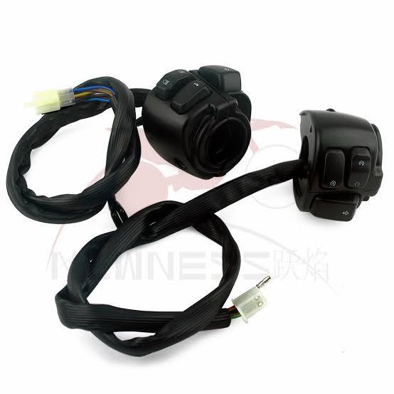 juego de comandos de luces y arranque para manillar de motocicleta ( ARTICULO SE VIENE COMO SE MUESTRA EN LA IMAGEN 2