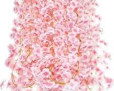 juego de Guirnaldas Artificiales de Flor de Cerezo (Sakura)
