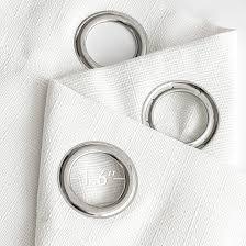cortinas de tela blanca con acabado texturizado tipo lino