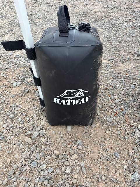 bolsa de contrapeso de agua para toldos y tiendas marca Hatway ( ARTICULO VIENE COMO SE MUESTRA EN LA IMAGEN 2 - 3 Y 4  (  VIENEN 4 UNIDADES