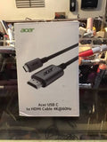 cable Acer USB-C a HDMI (modelo OCB245 o UC412) ( ARTICULO VIENE COMO SE MUESTRA EN LA IMAGEN 2