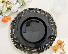 platos desechables de plástico premium de alta resistencia (Disposable Plastic Dinner Plates)