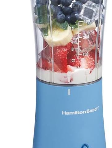 licuadora personal Hamilton Beach (modelo de 14 oz / 414 ml) ( ARTICULO VIENE COMO SE MUESTRA EN LA SEGNDA IMAGEN )