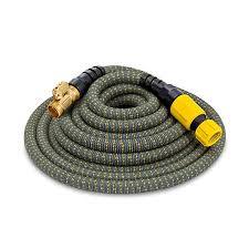 Manguera de jardín extensible de 30 metros (100 pies) - Resistencia superior 3750D - Núcleo de látex de 3 capas - Mangueras de agua extensibles - Conectores de latón extra resistentes / Bolsa de almacenamiento