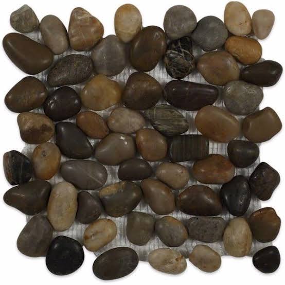 Bits and Pieces Piedras de Paso para Jardin 12'' River Rock | Set de 3 Pavimentos Decorativos para Exterior