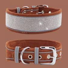 collar para perro ergonómico y acolchado con tiras reflectantes ( ARTICULO VIENE COMO SE MUESTRA EN LA IMAGEN 2-3 Y 4