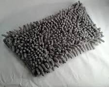 alfombra de baño de microfibra tipo chenilla