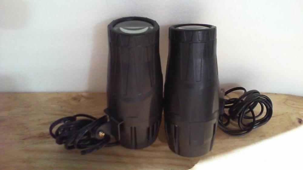 par de mini faretes LED de haz concentrado (Pinspot LED Lights)