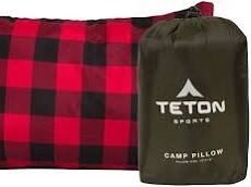 TETON Sports Camp Pillow ( ARTICULO VIENE COMO SE MUESTRA EN LA SEGUNDA IMAGEN ) ( VIENE SOLO UNA PIEZA )