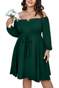 Vestido largo clásico de invitada de boda para mujer de talla grande de SCOMCHIC 4XL