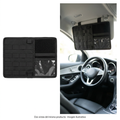 Organizador táctico MOLLE grande para parasol de carro, negro