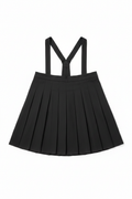 Falda plisada con tirantes - flat lay