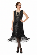 Flapper dress con modelo