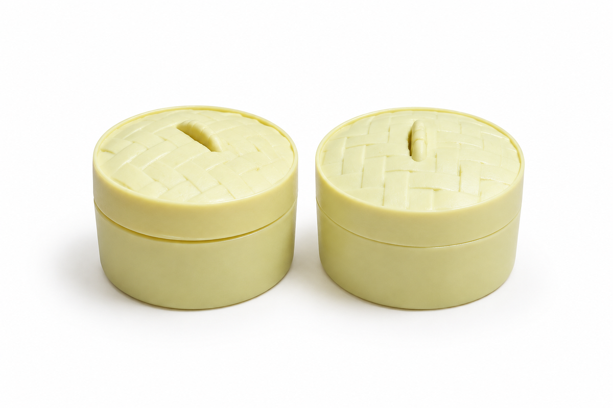 Juguete antiestrés en forma de vaporera de dumplings(paquete de 2)