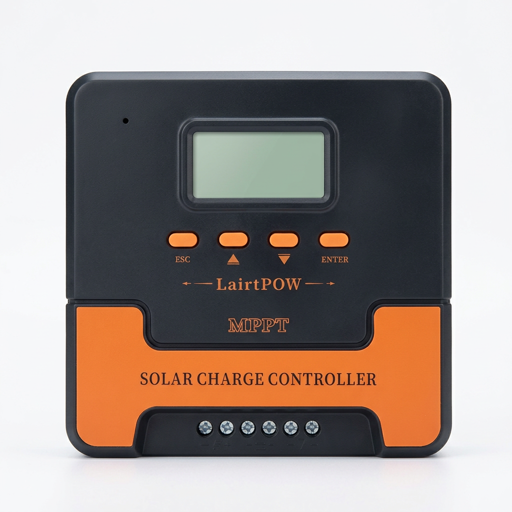 Controlador de Carga Solar MPPT 40A | Salida DC 12V/24V | Doble USB | Para Múltiples Baterías (LiFePO4, AGM, Gel, Litio) | Paneles 18-100V | App WiFi