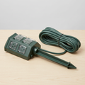 Multicontacto para exteriores con estaca, 6 tomas y cable 14 AWG