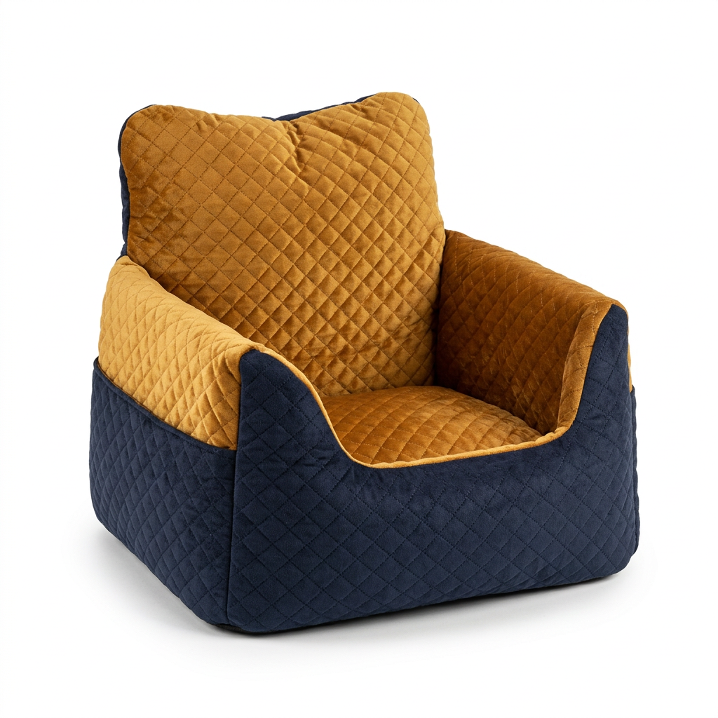 ES COLOR NEGRO Y NARANJA-Asiento para mascotas para coche