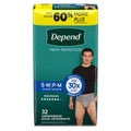 Depend Fresh Protection Men's Underwear S/M 32Ct