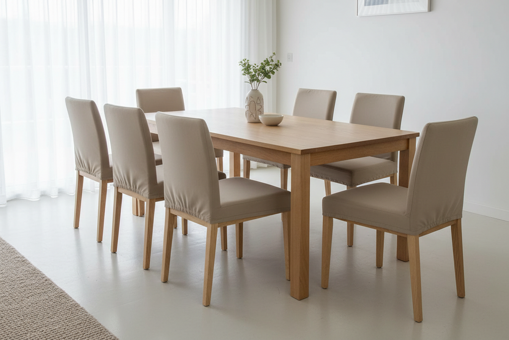 Fundas para Asiento de Sillón con Elástico – Pack de 8, Color Gris Taupe, Ajuste Universal