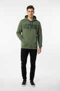 Hoodie Baltimore Verde Olivo - Con Modelo
