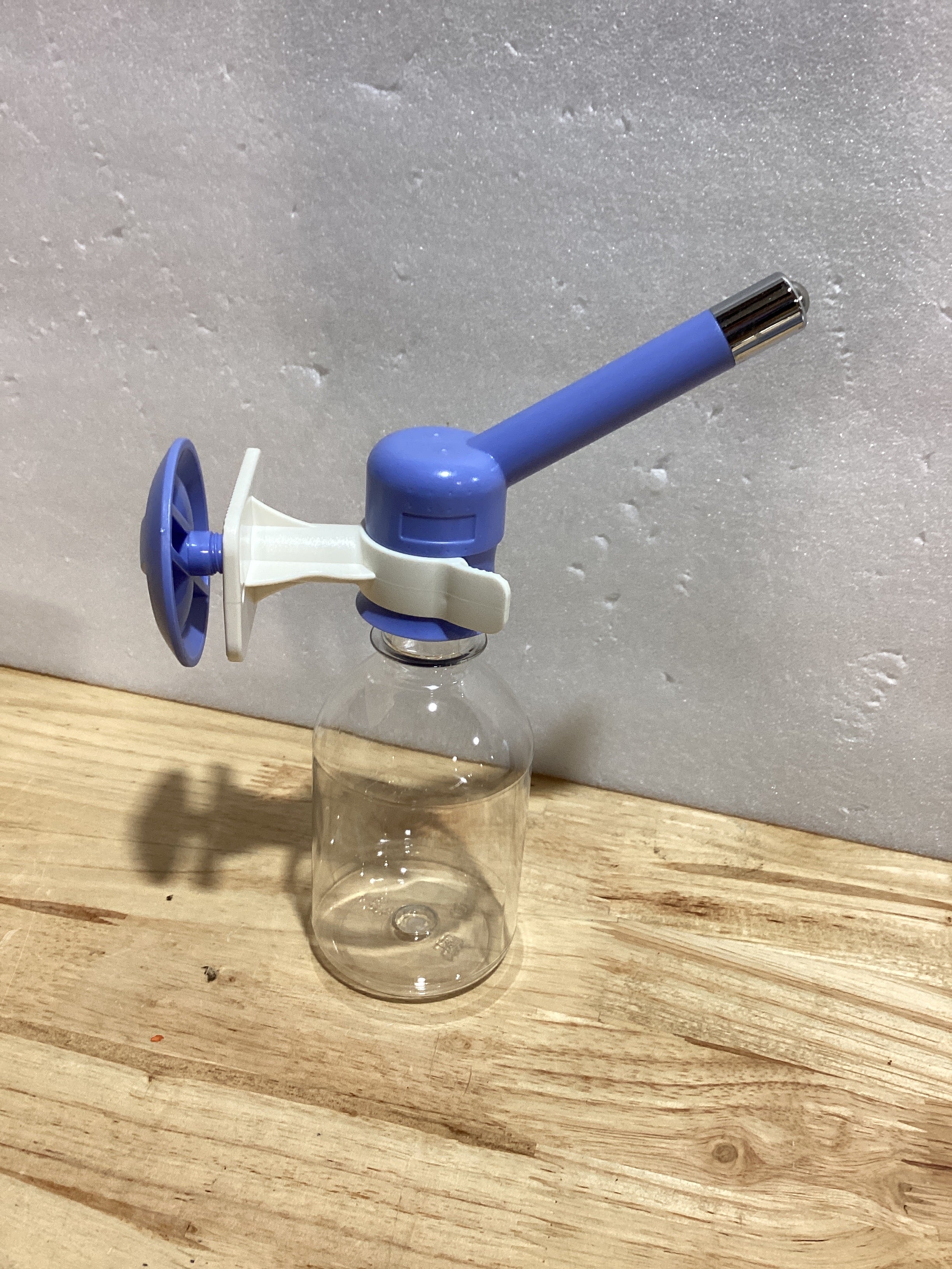 Botella Colgante para Mascotas | Alimentación Automática Gran Capacidad | Azul