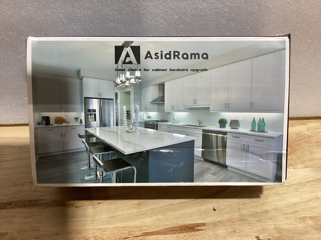 Jaladores de Gabinete Negro Mate Asidrama | Pack 10 | 4 Pulgadas (102mm) | Cocina, Cajones y Alacenas