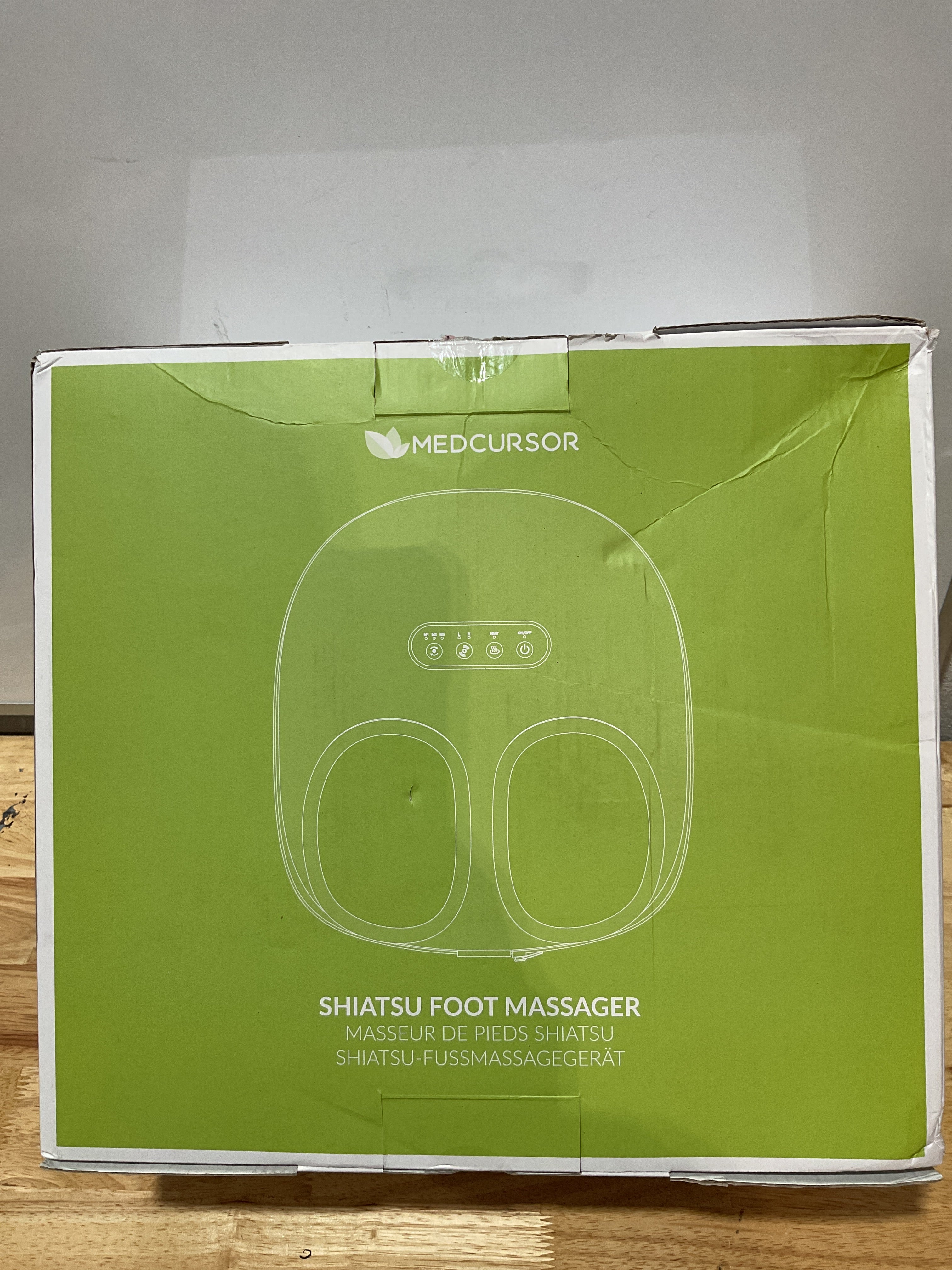 Masajeador de Pies Medcursor con Calor, Amasado Profundo y Shiatsu