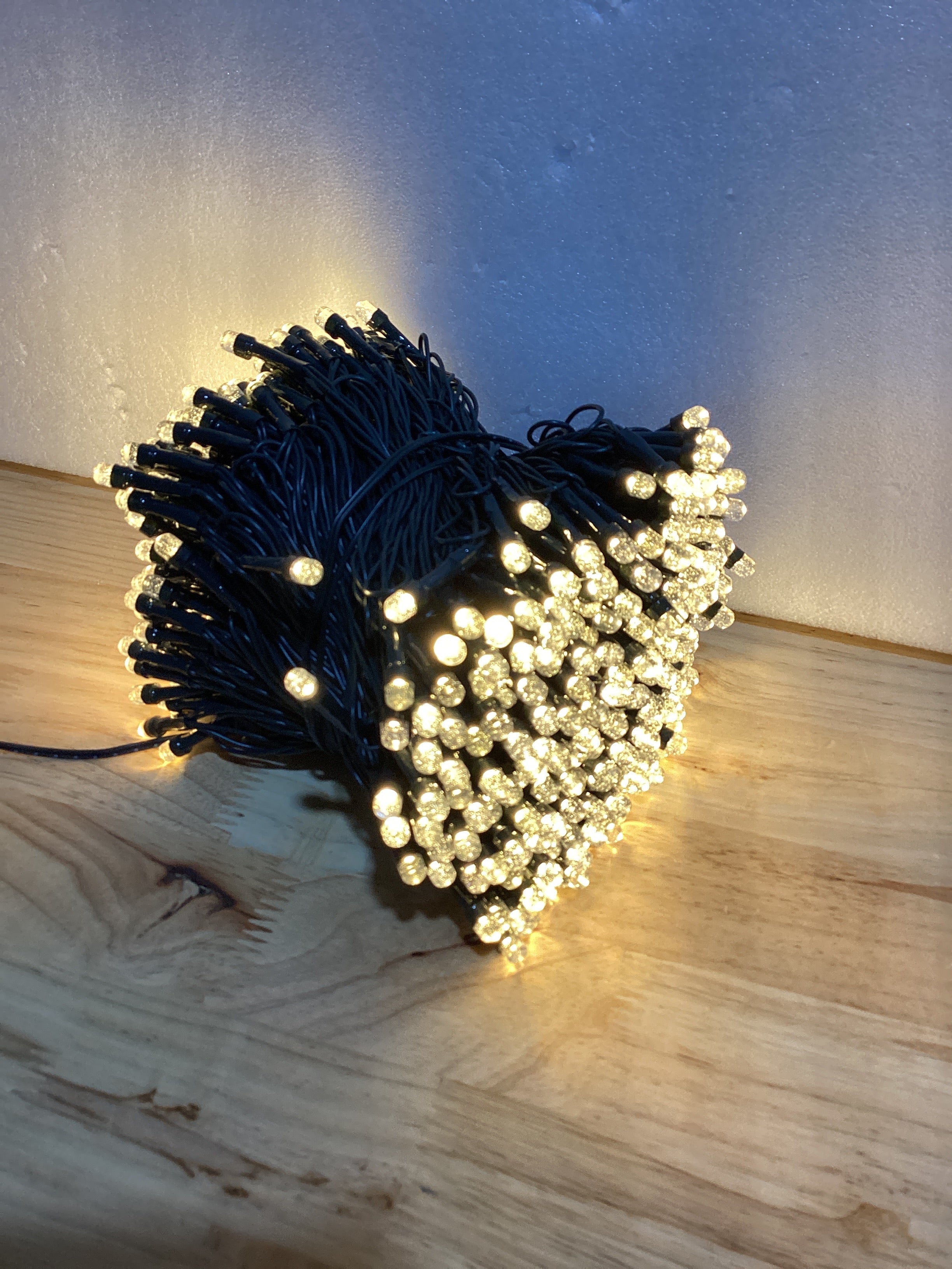 Luces de Navidad súper largas de 500 LED de 178 pies, luces LED de burbujas brillantes para árbol de Navidad con 8 modos y memoria, tira de luces LED parpadeantes mejoradas 2025 para decoración