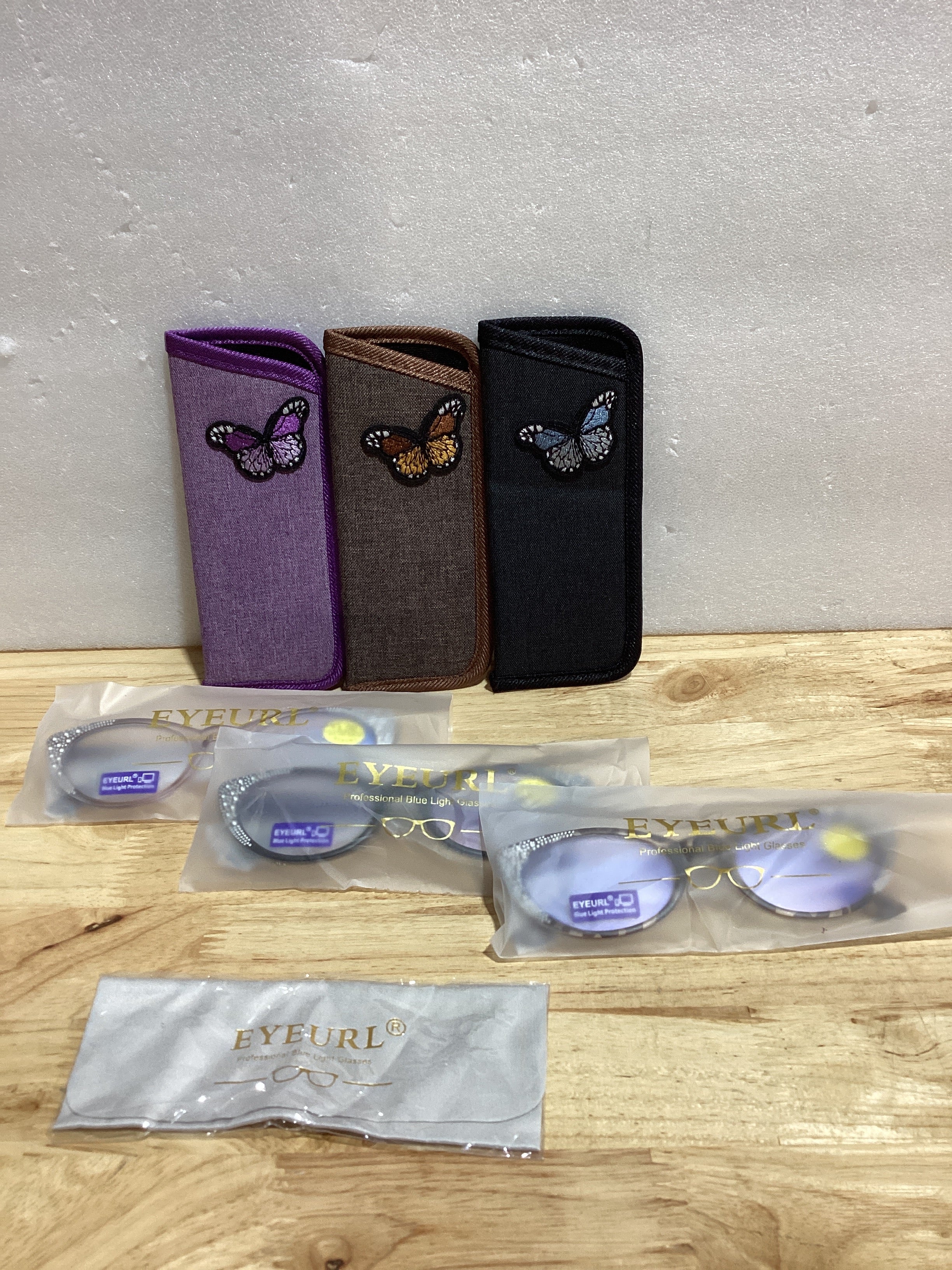 EYEURL Pack x3 Gafas de Lectura Ojo de Gato para Mujer | Con Estuche | Sin Tira para Colgar