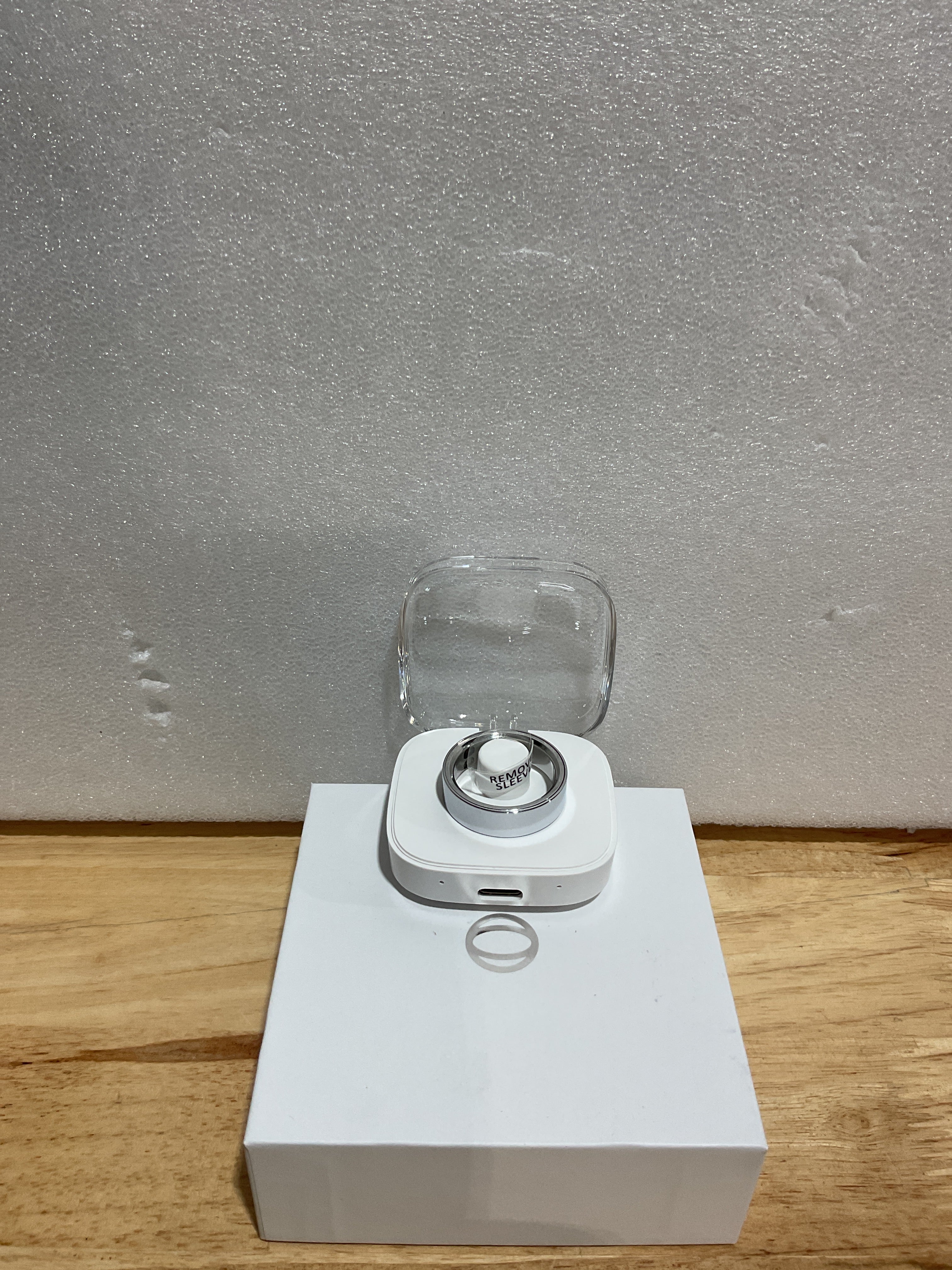 Smart Ring con Alertas de Vibración | Monitor de Salud, Frecuencia Cardíaca y Sueño | Plata Talla 12