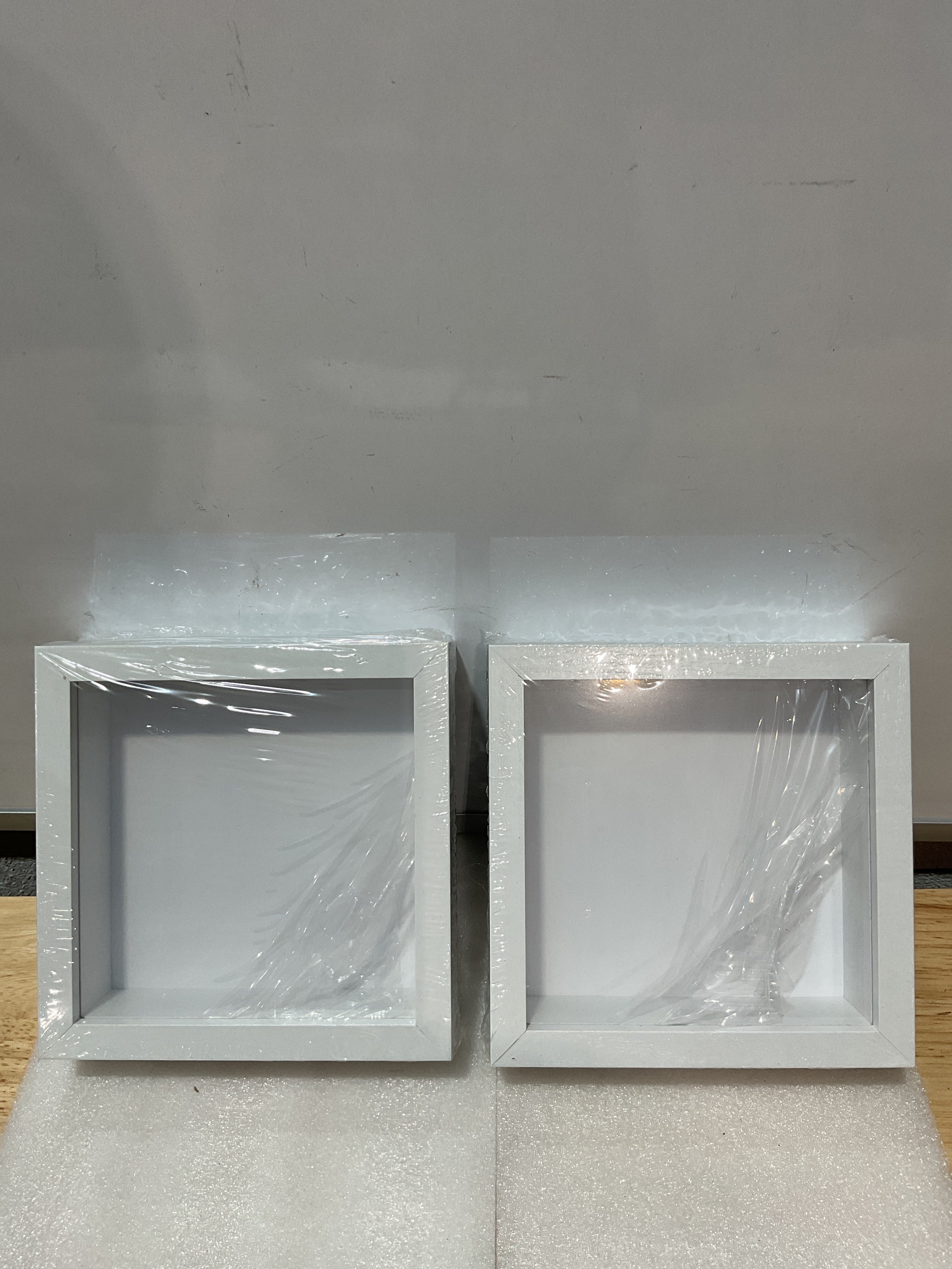 Marco Shadow Box Lawrence Blanco 5x5 Pulgadas – Vitrina para Recuerdos y Coleccionables