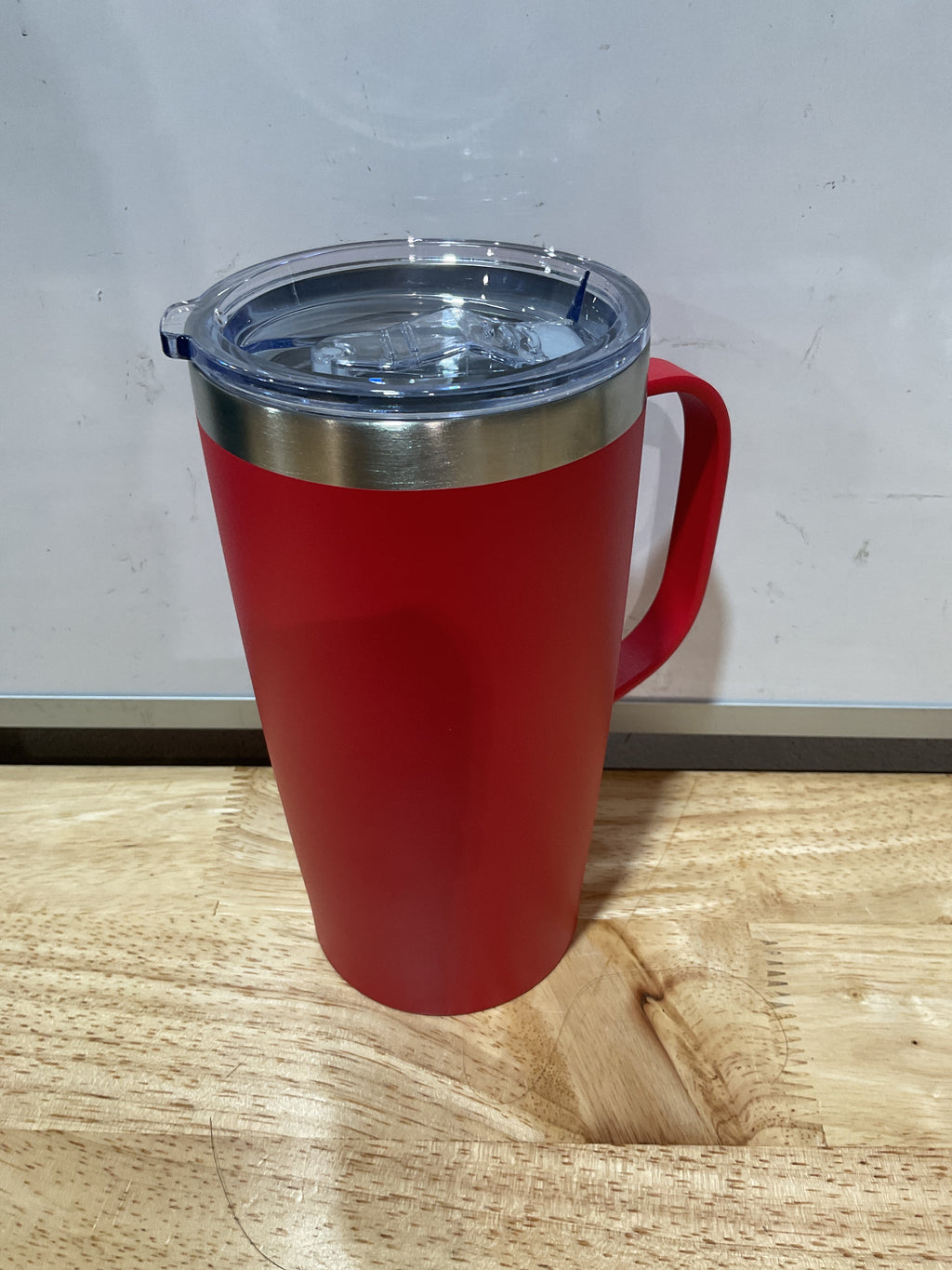 Termo de Viaje con Tapa y Asa MEBRUDY 19oz — Rojo