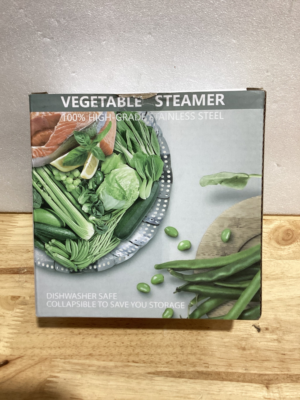 Consevisen Vaporera de Verduras en Acero Inoxidable | Plegable y Expandible | Mango Extensible | Compatible con Ollas de 5.1" a 9" | Cocina al Vapor Saludable