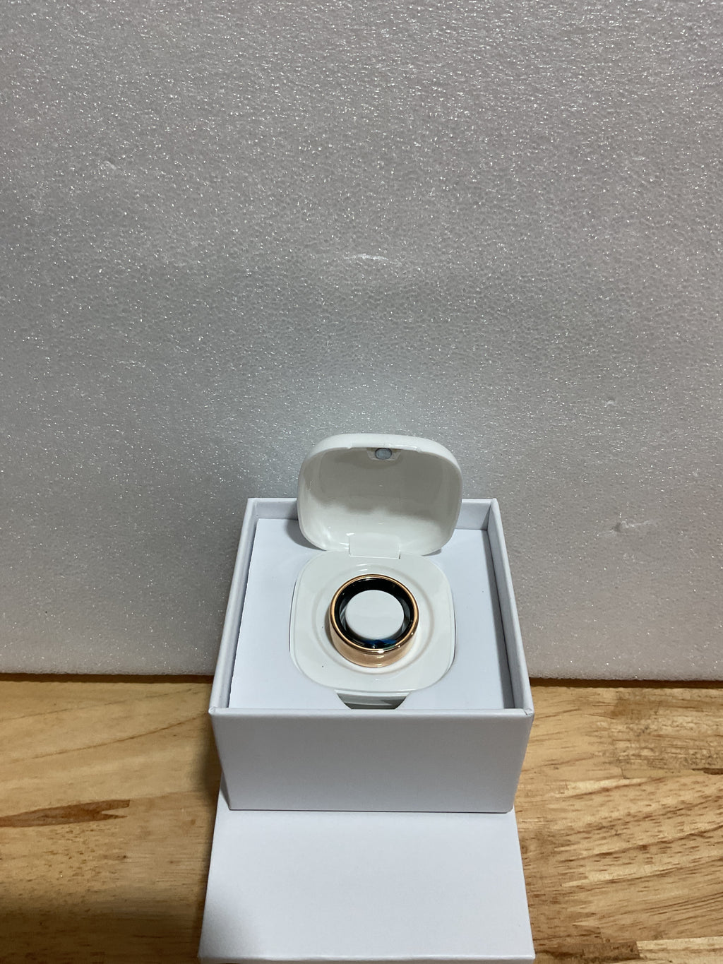Anillo Inteligente SARUNN ER – Monitor de Salud, IP68, Sin Suscripción (Oro Rosa, Talla 7)