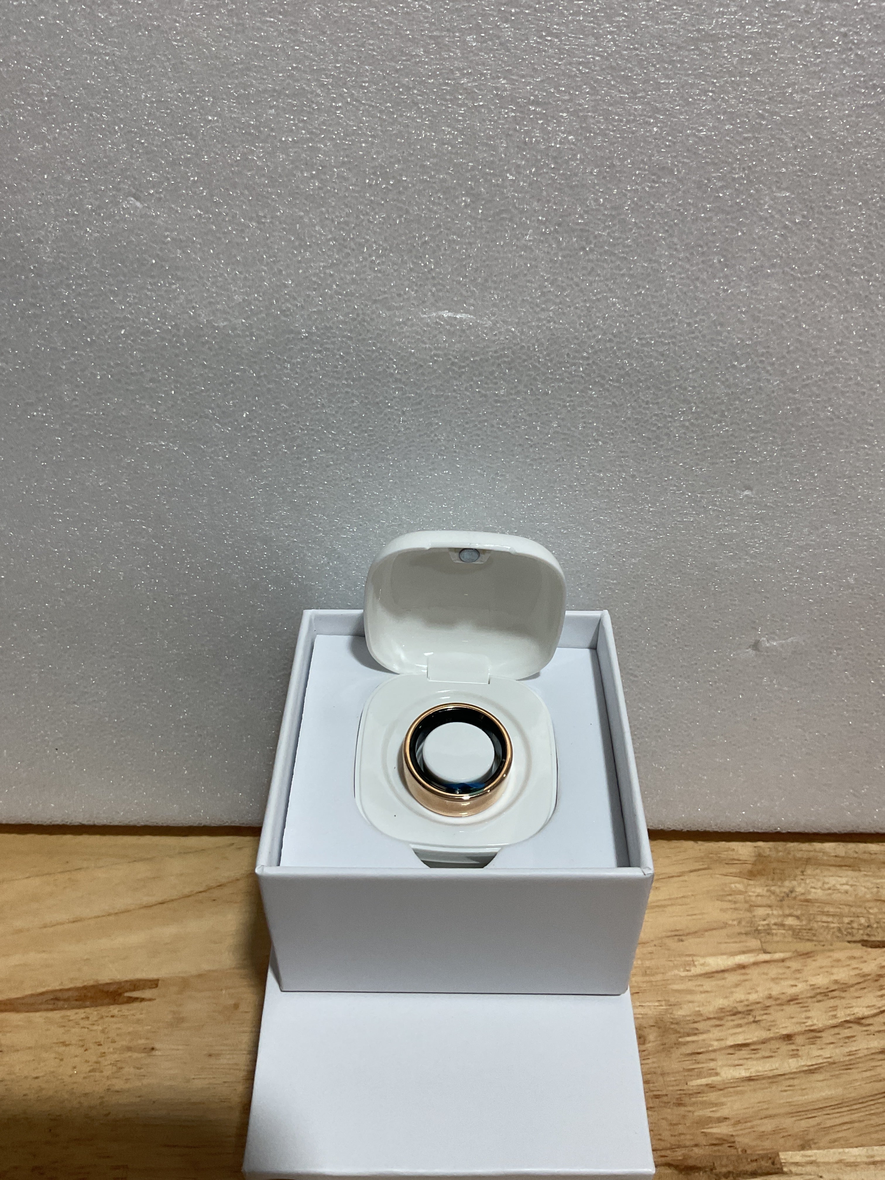 Anillo Inteligente SARUNN ER – Monitor de Salud, IP68, Sin Suscripción (Oro Rosa, Talla 7)
