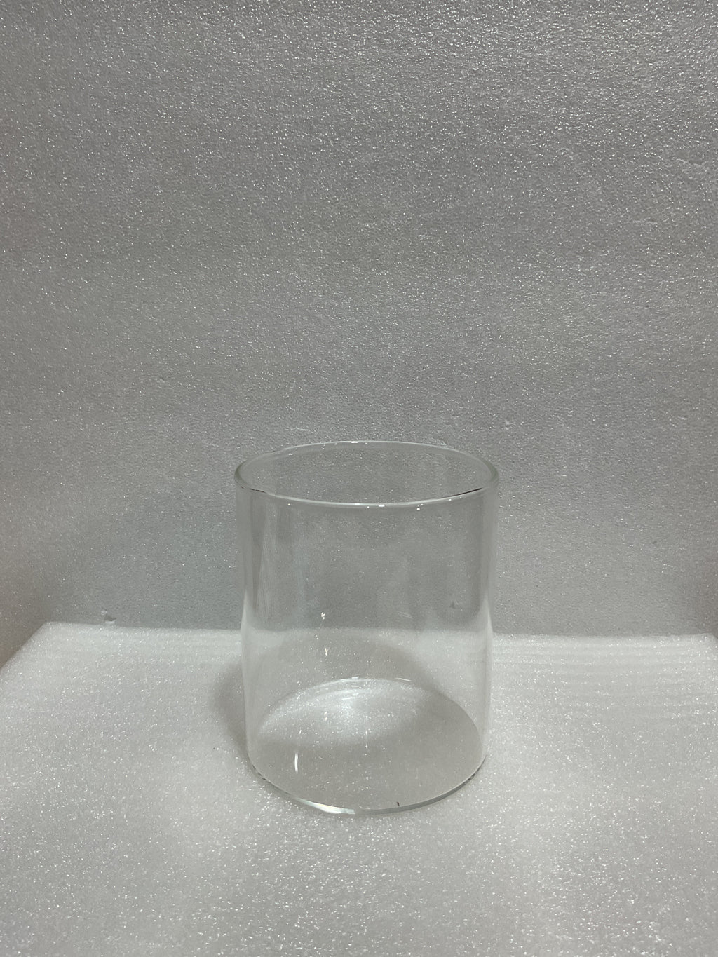 Set de 6 Floreros Cilíndricos de Vidrio Transparente 4 Pulgadas – Centros de Mesa, Portavelas Flotantes para Bodas y Decoración