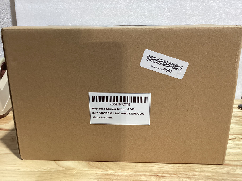 Motor Soplador A249 para Inductor de Tiro Lennox — Reemplaza Fasco 702112686, U21B, 103618-01 y Más — 115V 3400RPM