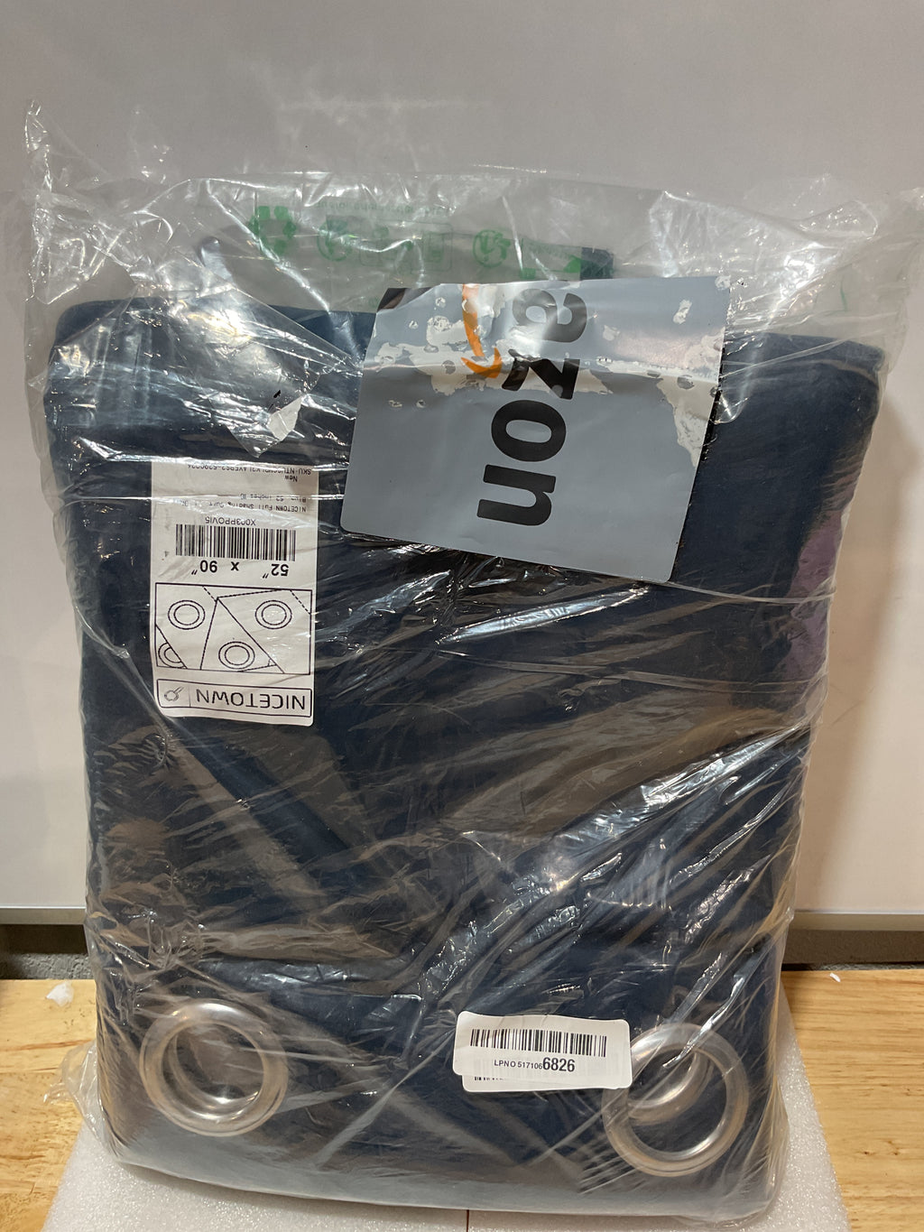Cortinas Blackout NICETOWN 90 Pulgadas Azul Marino – Set 2 Paneles 52" de Ancho