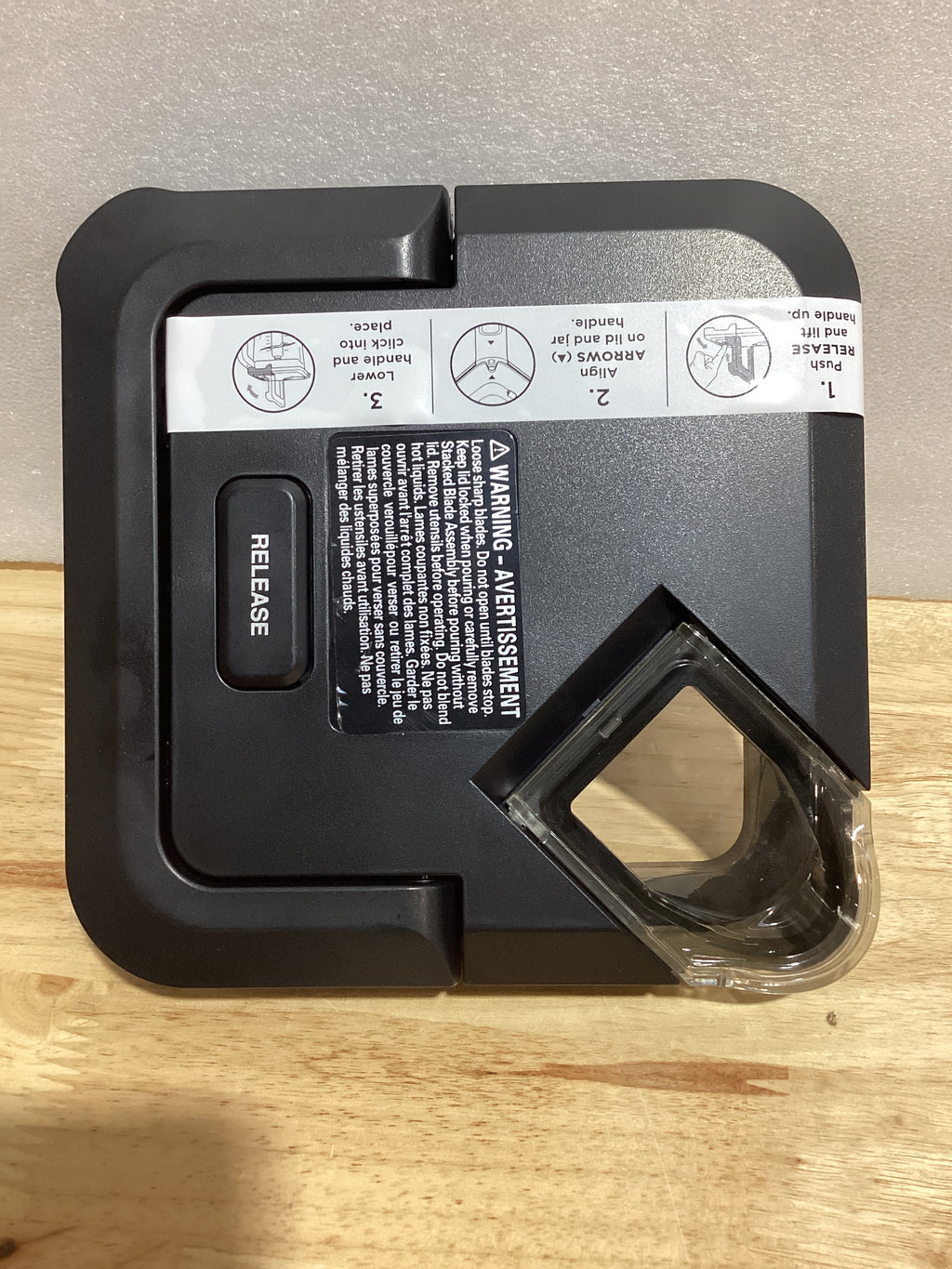 Tapa de repuesto para jarra Ninja Blender de 72 onzas, piezas de repuesto con tapa de bloqueo superior para licuadora Ninja BL642 BN701 BN751 BN801 BL610 DB751A CT610, accesorios de procesador