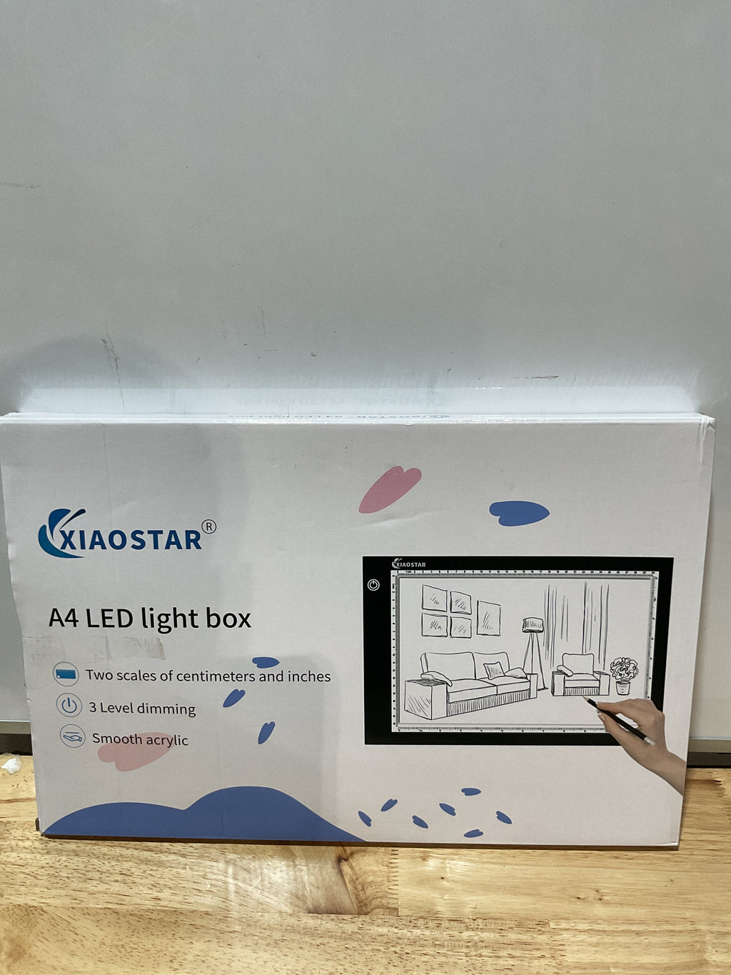 Mesa de Luz LED A4 XIAOSTAR para Dibujo y Trazado — Brillo Ajustable, USB-C