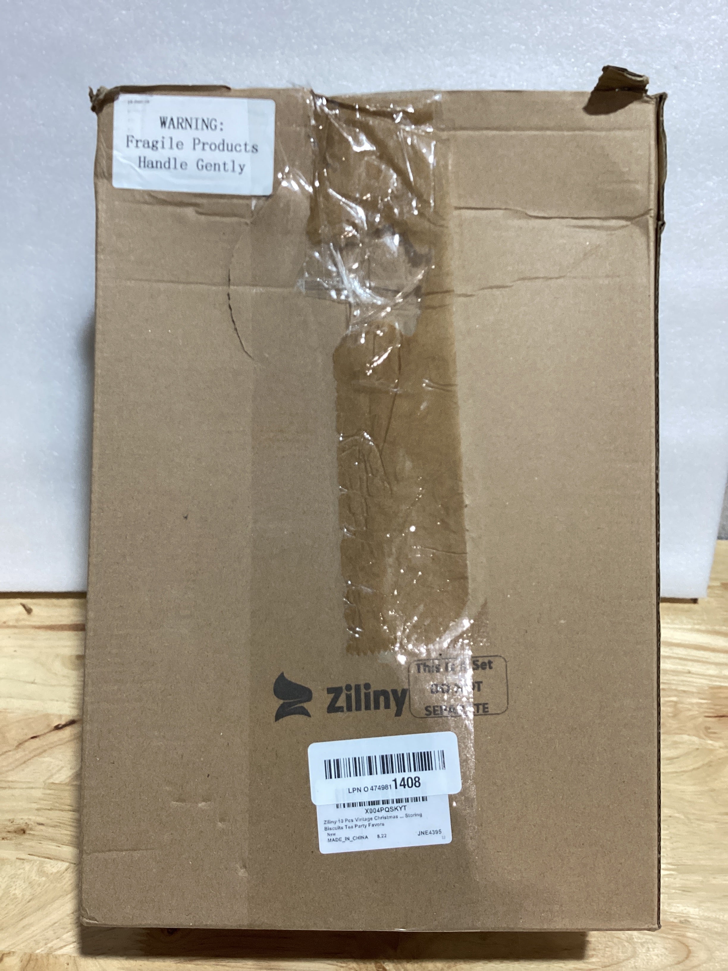 Frascos de Vidrio Navideños Ziliny x10 | 7oz con Tapa de Corcho | Estilo Vintage | Para Velas, Galletas, Té y Decoración