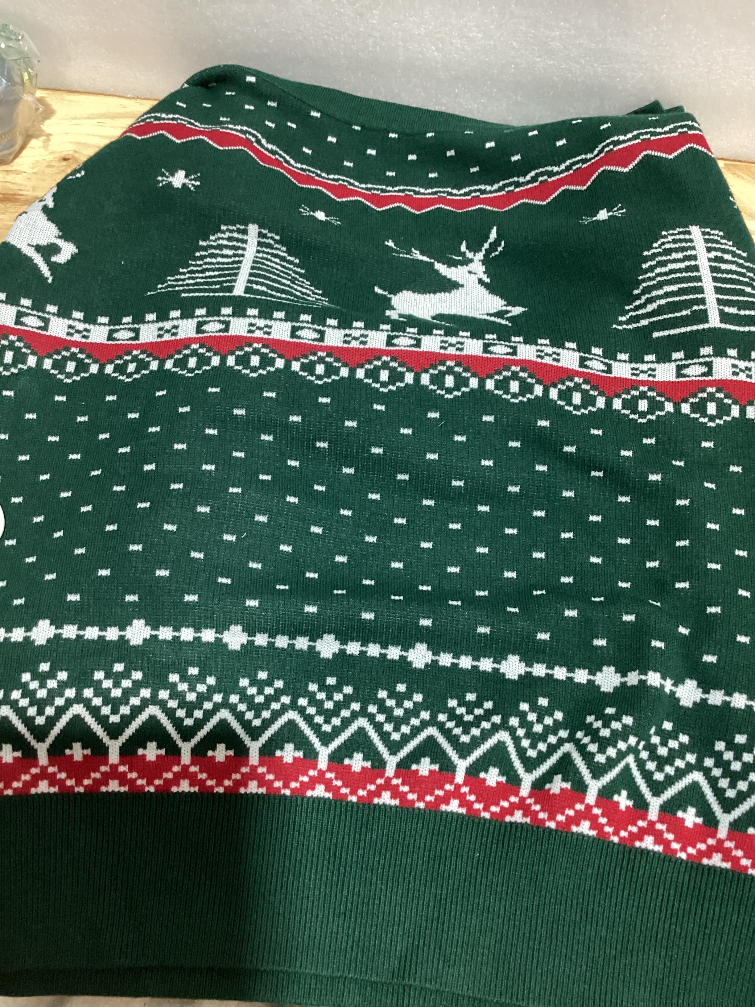 Suéter Navideño Holgados Casual De Punto Cuello V Para Mujer