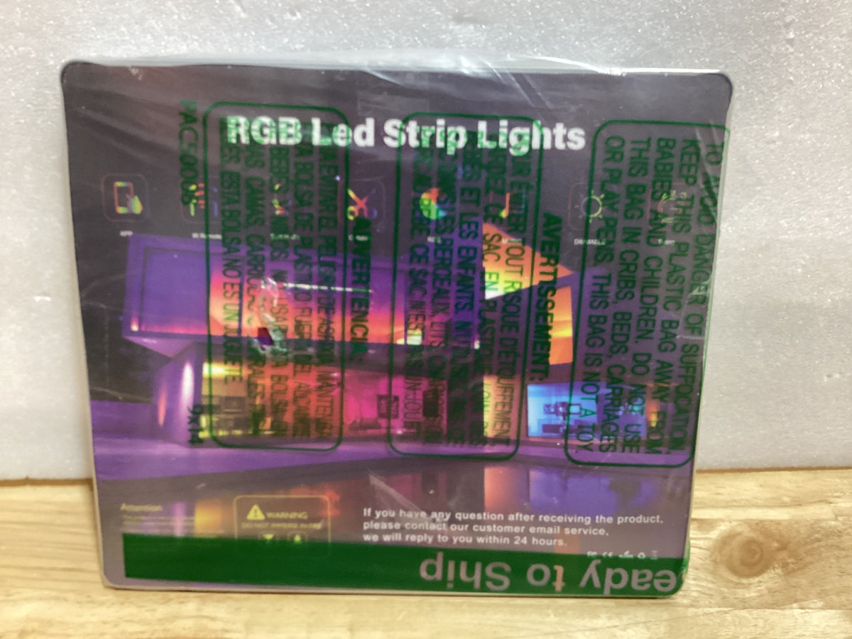 Tira LED RGB Inteligente Lcutml 100ft — Sincroniza con Música, Control Remoto 40 Teclas, Multicolor para Dormitorio y Navidad