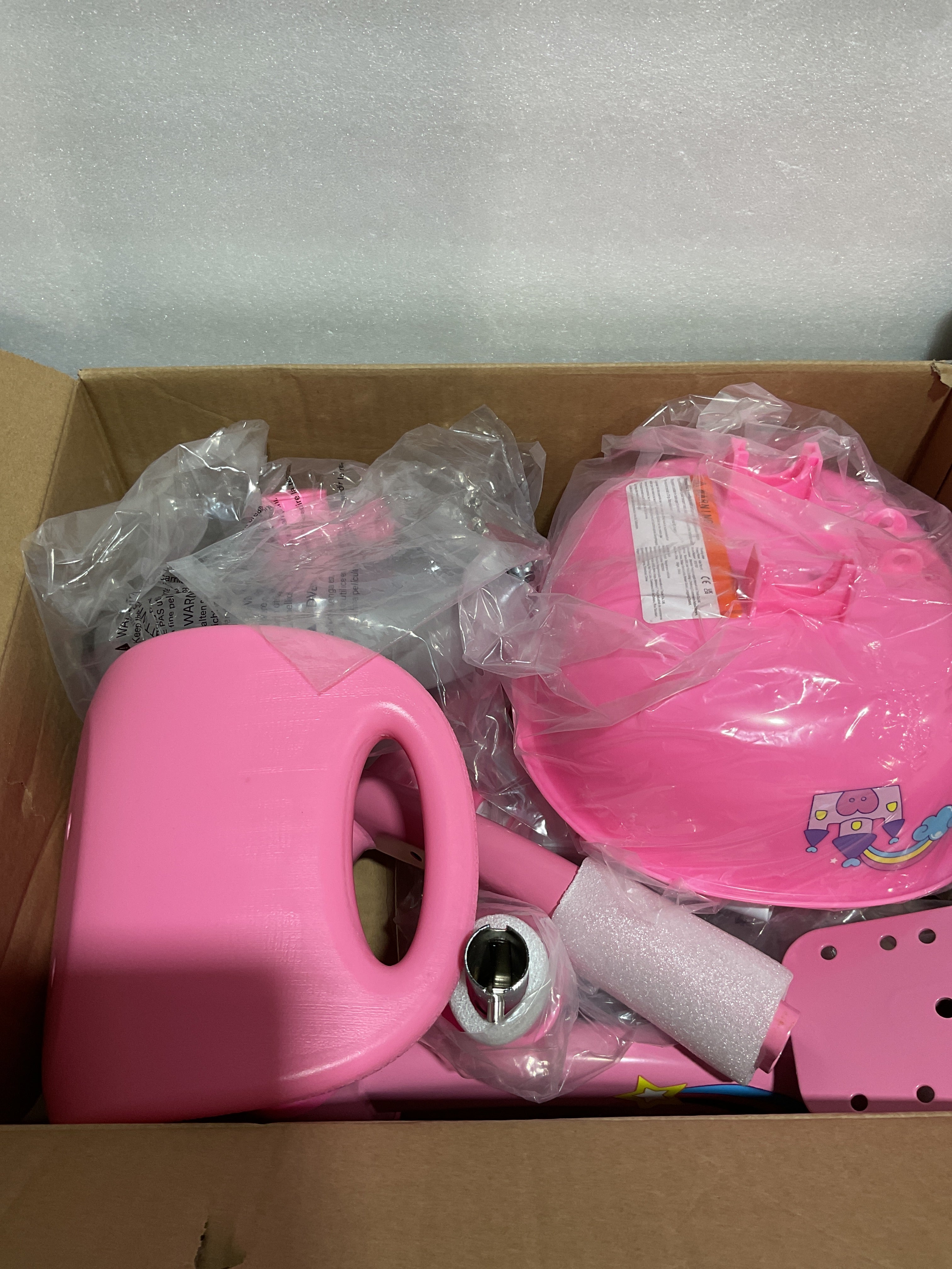 Triciclo Unicornio para Niñas 1-5 Años – Ruedas con Luces de Colores y Canasta Grande