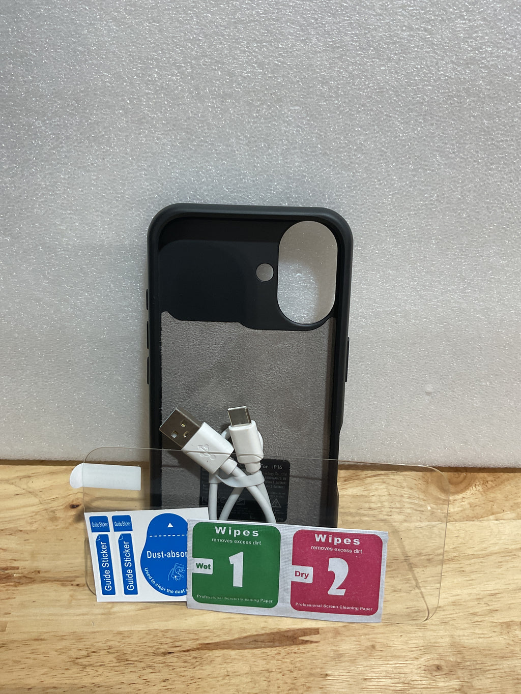 Funda con Batería YINGYKJ para iPhone 16 – 10,000mAh, Carga Inalámbrica y Soporte CarPlay – Negro