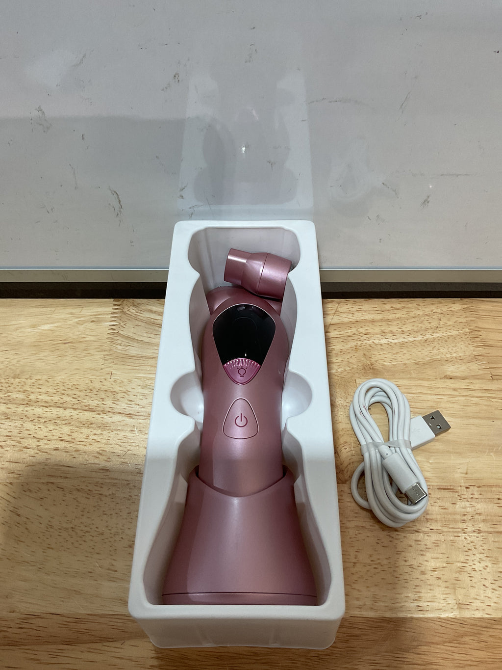 Rasuradora Eléctrica Inalámbrica Rosa para Mujer Rategist – Depiladora Bikini IPX7 con Pantalla LED