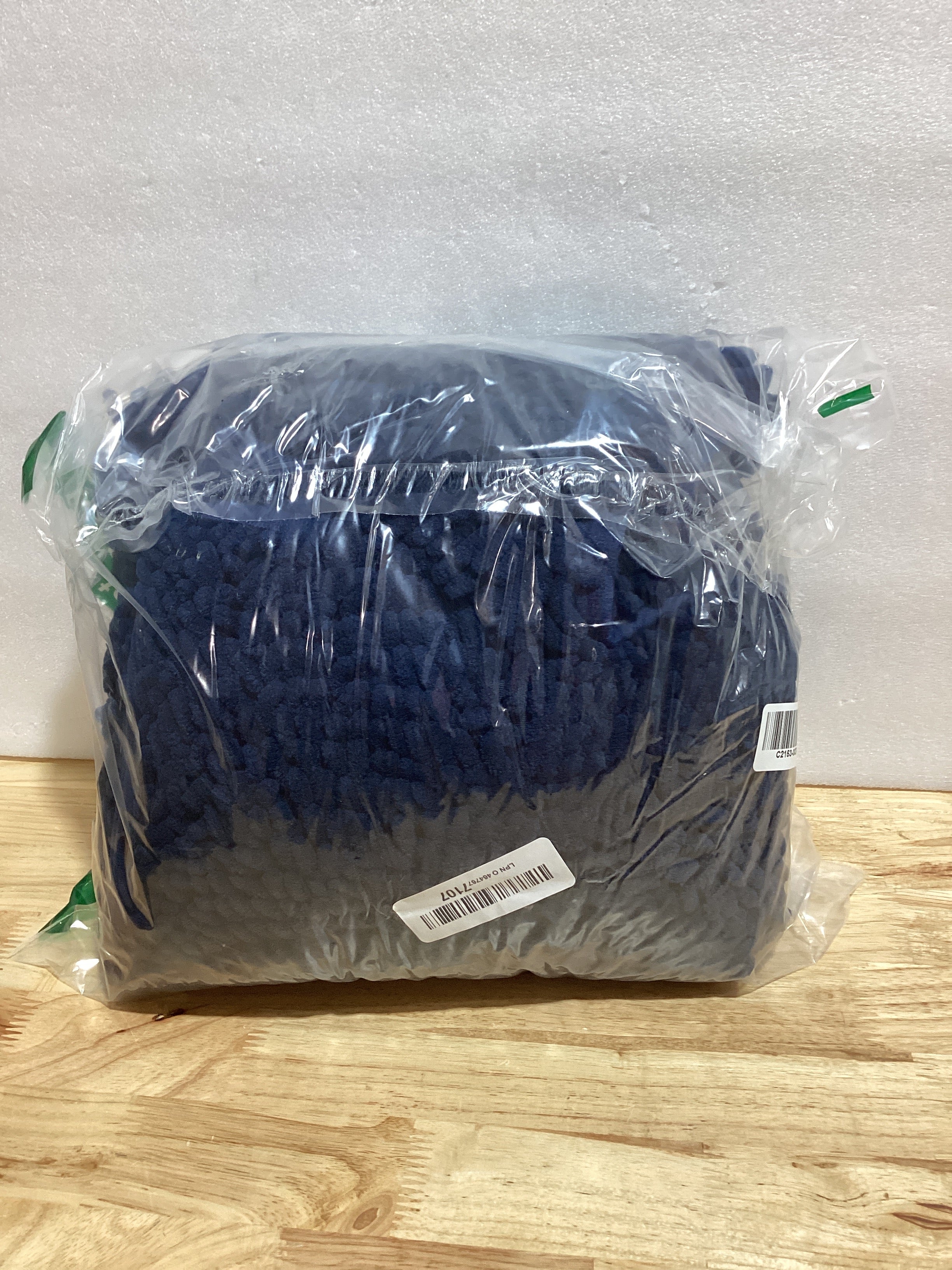Alfombra de Baño H.VERSAILTEX Chenille Azul Marino — Microfibra Suave, Lavable, Antideslizante, 50x80cm