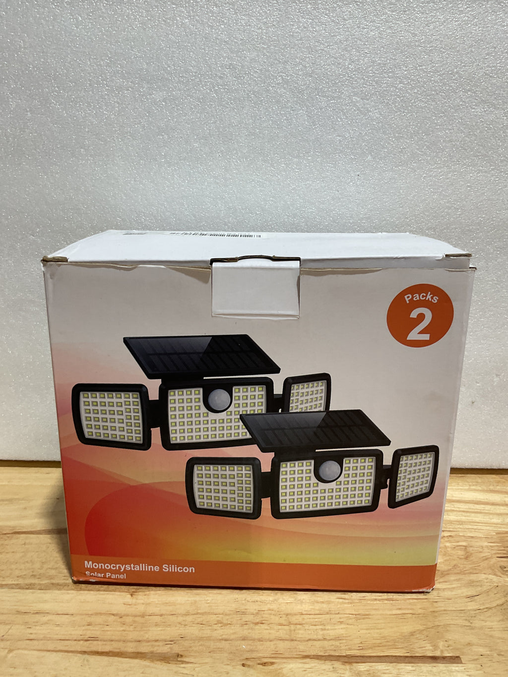 MIHANI — Reflectores Solares Exterior Pack 2 con Sensor de Movimiento 2500LM, 3 Cabezas, Ángulo 270° e IP67