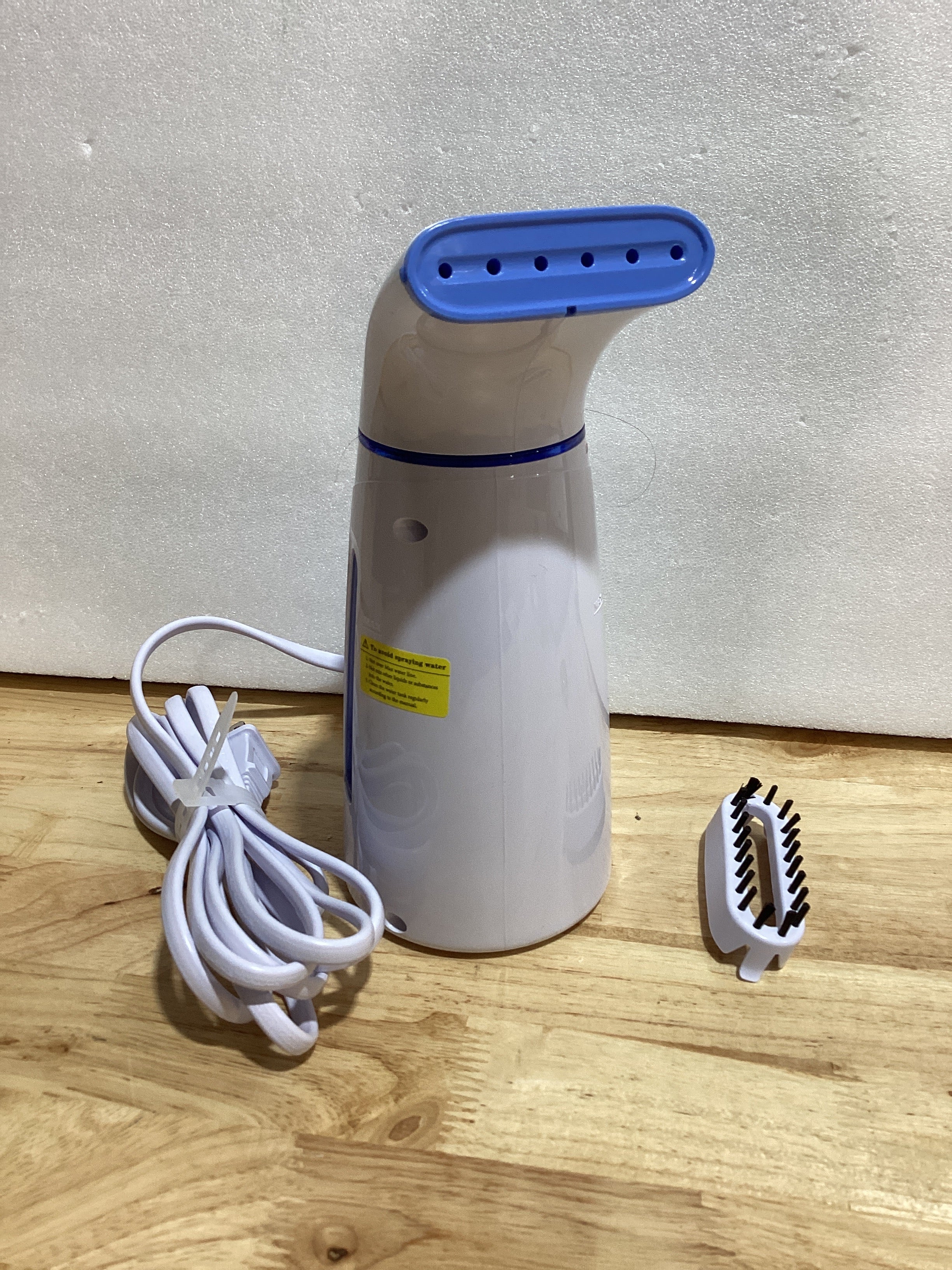 OGHom Vaporizador para ropa, vaporizador de ropa portátil, vaporizador de mano para prendas, 240 ml, gran capacidad, 700W, plancha de vapor de viaje (Azul)