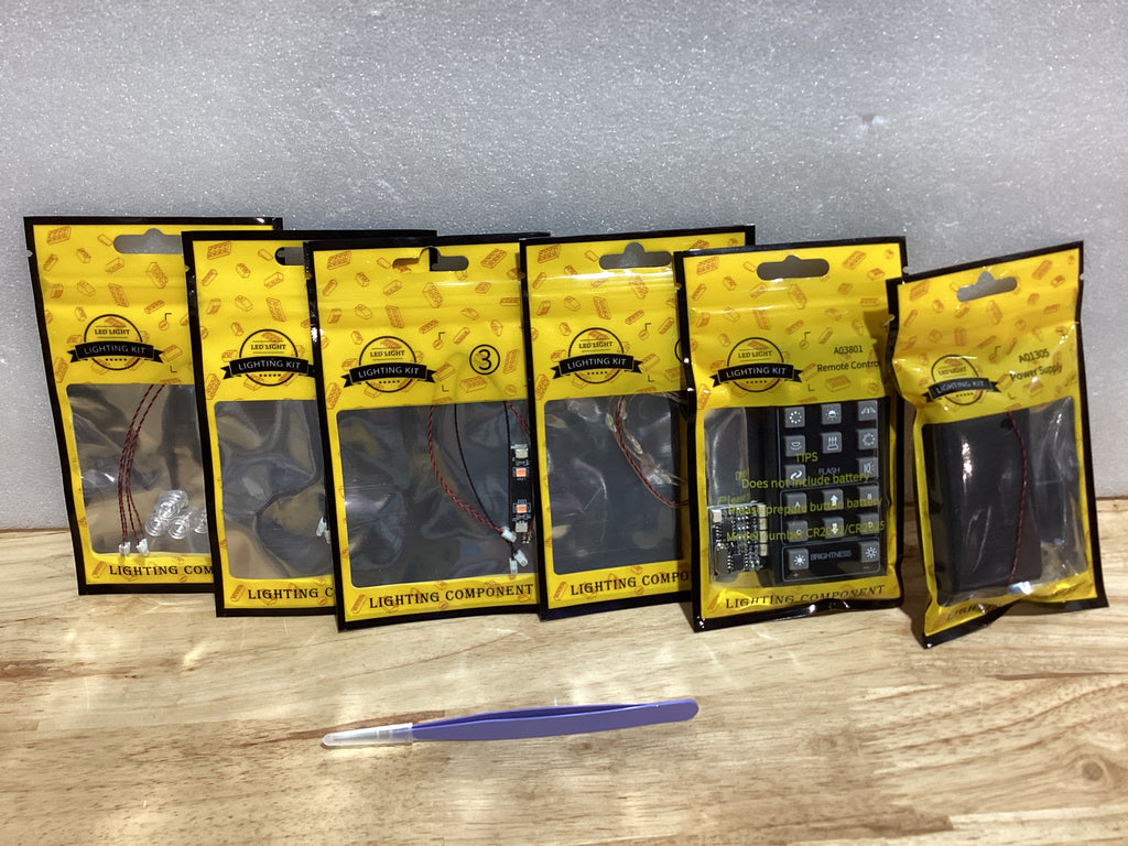 Kit de Luces LED LocoLee Compatible con LEGO 40809 Casa de Jengibre Navideña | Versión RC